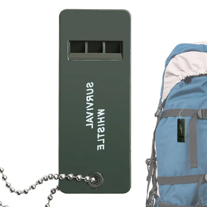 

3-Frequency Whistle High Decibel Survival Whistle Keychain Rugby Referee Camping Hiking Emergency Survival Whistle Outdoor Tools