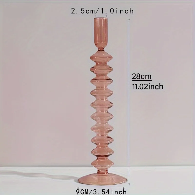Nordic Glass Candle Holder & Vase