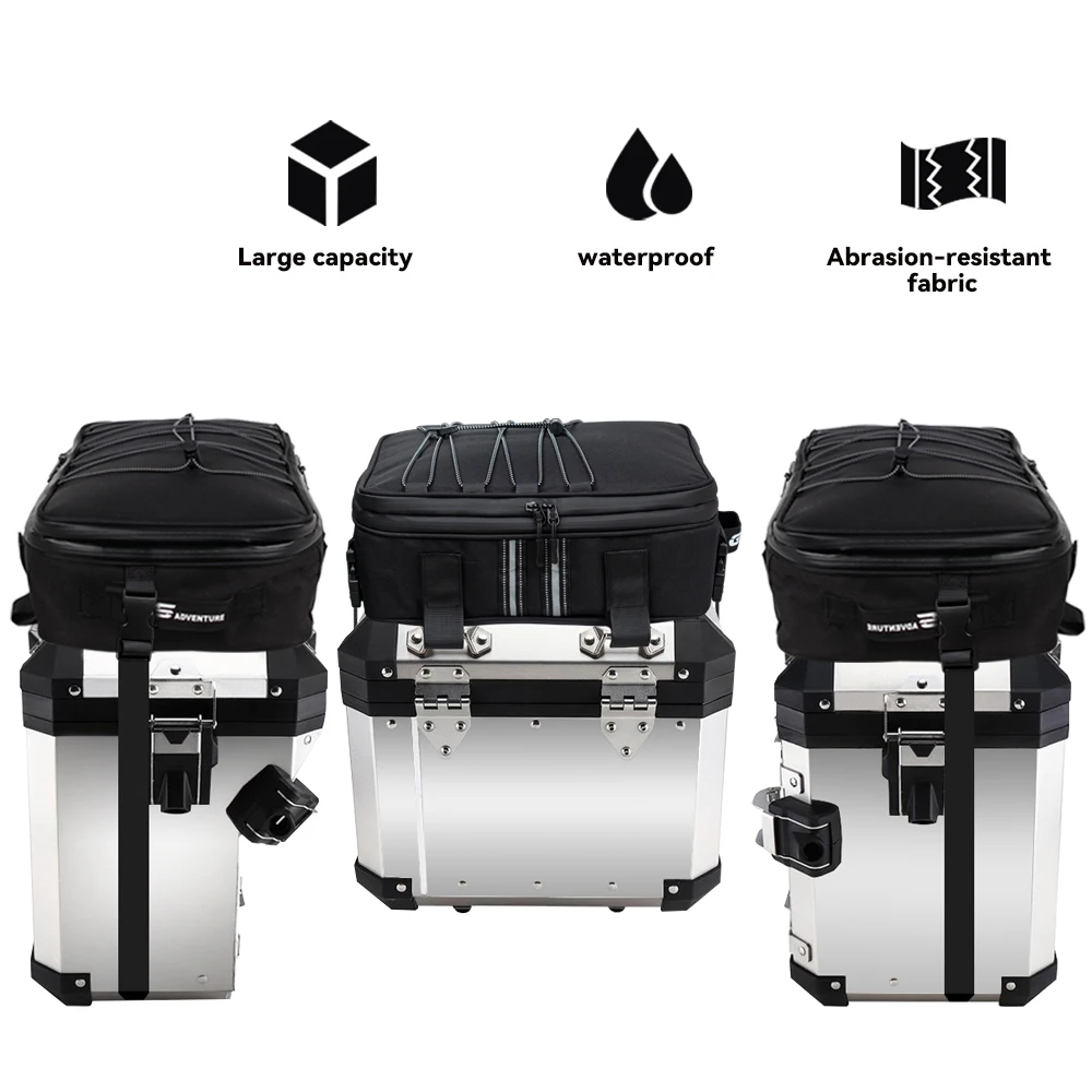 Accessori Moto Top Bags Per Bmw R 1200 1250 Gs Lc Adventure Top Box Panniers Bag Case Borse Bagagli F650Gs G310Gs Adv