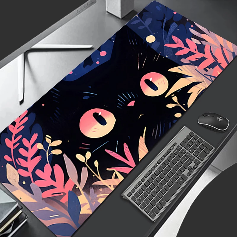 New Mouse Pad Larger XXL 900x400 Speed Mini Pc Computer Keyboard Pads Flower Cat Desk Mat Gaming Accessories Home Mousepad 6