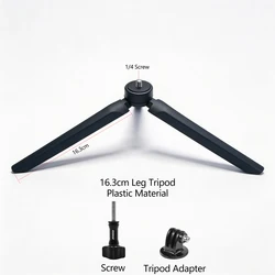 Compact Universal Mini Tripod for Cameras - Ideal for Action and Photography (16.3cm Leg Tripod)
