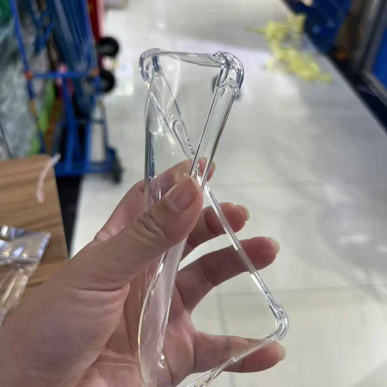 Shockproof Clear Phone Case - Air-Bag Enhanced Transparent Cover