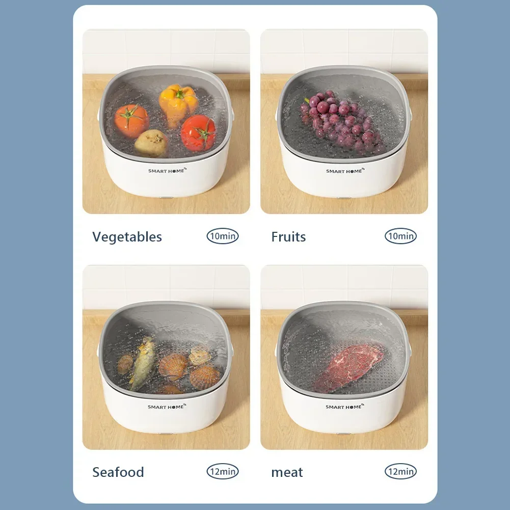 Ultrasonic Washing Vegetable Machine 4