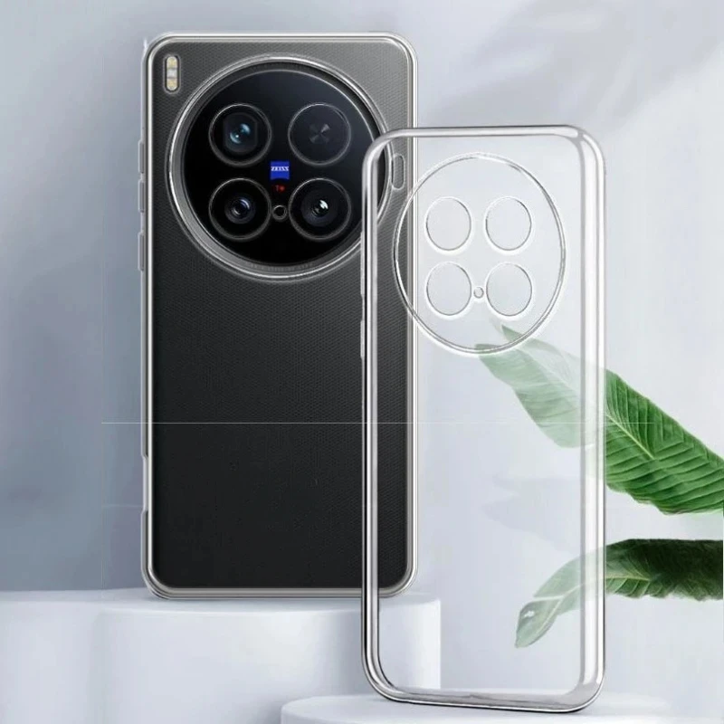 Transparent Silicone Soft TPU Phone Case – Clear and Durable Cover