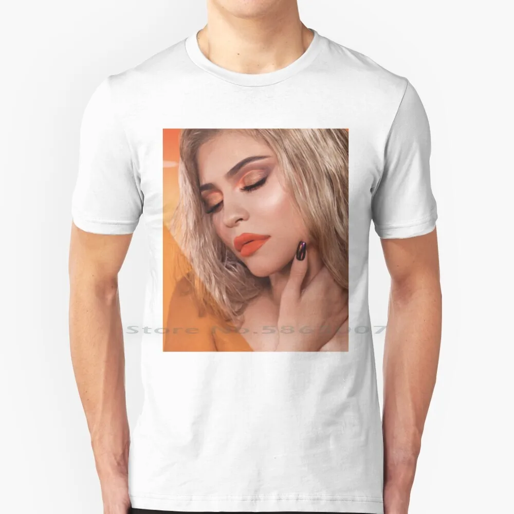 Maglietta 100% Cotone Kardashian New Cool Kim Kendall Jenner Khloe Big Size 6Xl Tee Gift Fashion