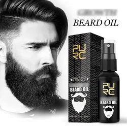 PURC Beard Growth Oil Support Vitamin Formula make Beard Fuller & Thicker Beard Grooming Beard & Mustache Maintenance Treatment