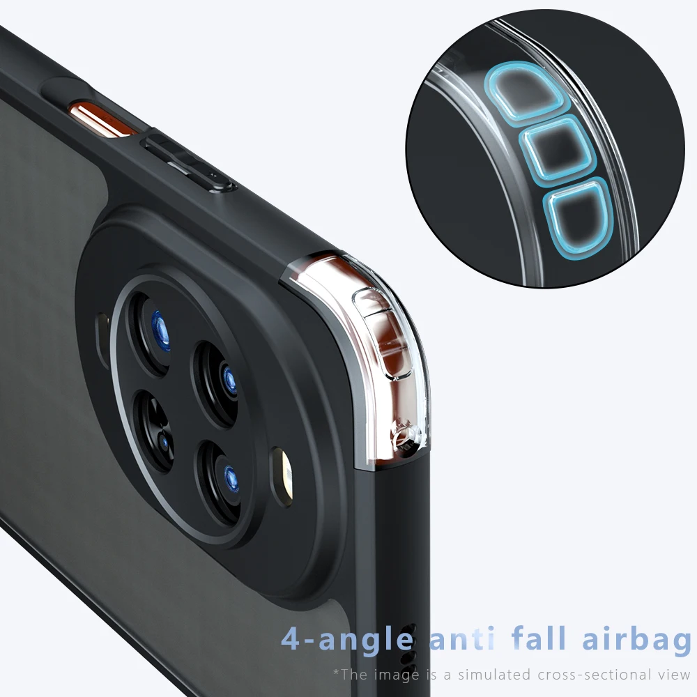 Skin Sensation Airbag Anti-Drop Case Cover in Micropyle Design