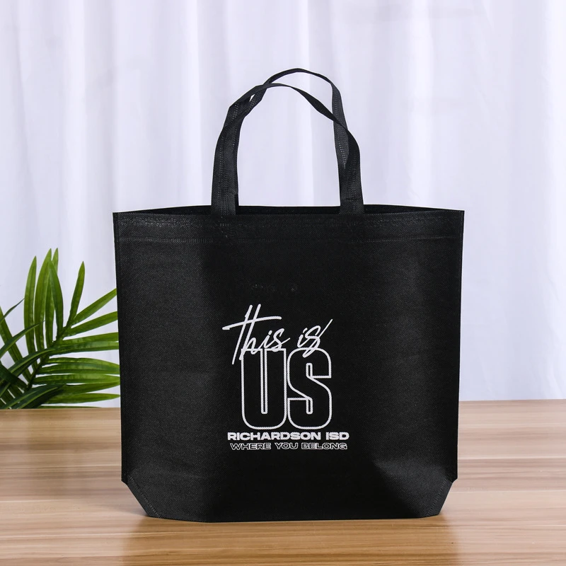 StoBag 10pcs Non-woven Shopping Tote Bags Cloth Fabric Color Eco-friendly Storage Reusable Large Pouches Custom Logo(Extra Fee) 5