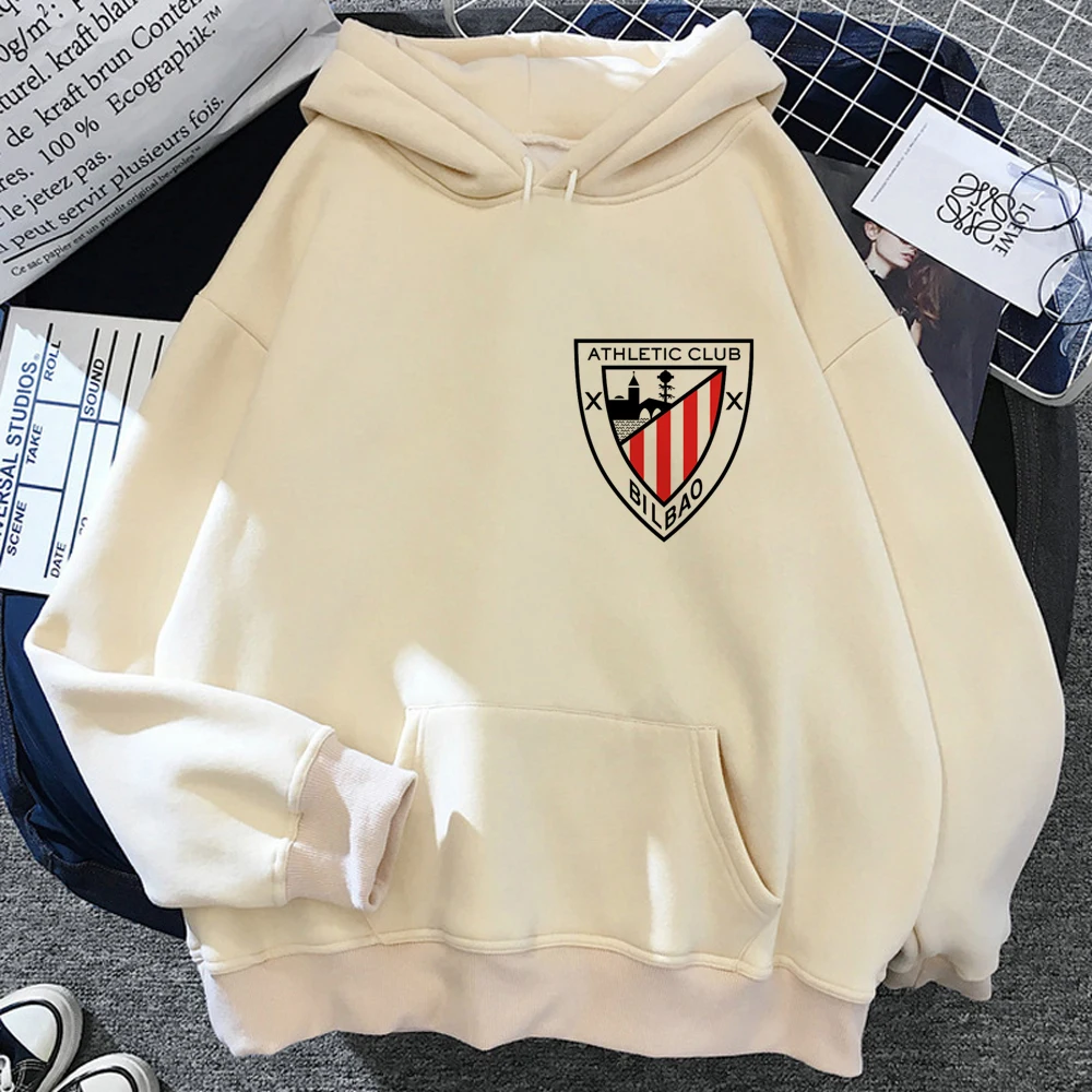 

Bilbao Spain hoodies women long sleeve top aesthetic sweat y2k Winter Hooded Shirt female gothic clothing