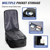 Men Vacuum Compression Backpack 15.6in Laptop Backpack Expand Hiking Vacuum Travel Backpack, Ryanair Backpack 40x30x20 Cabin Bag - Image 2