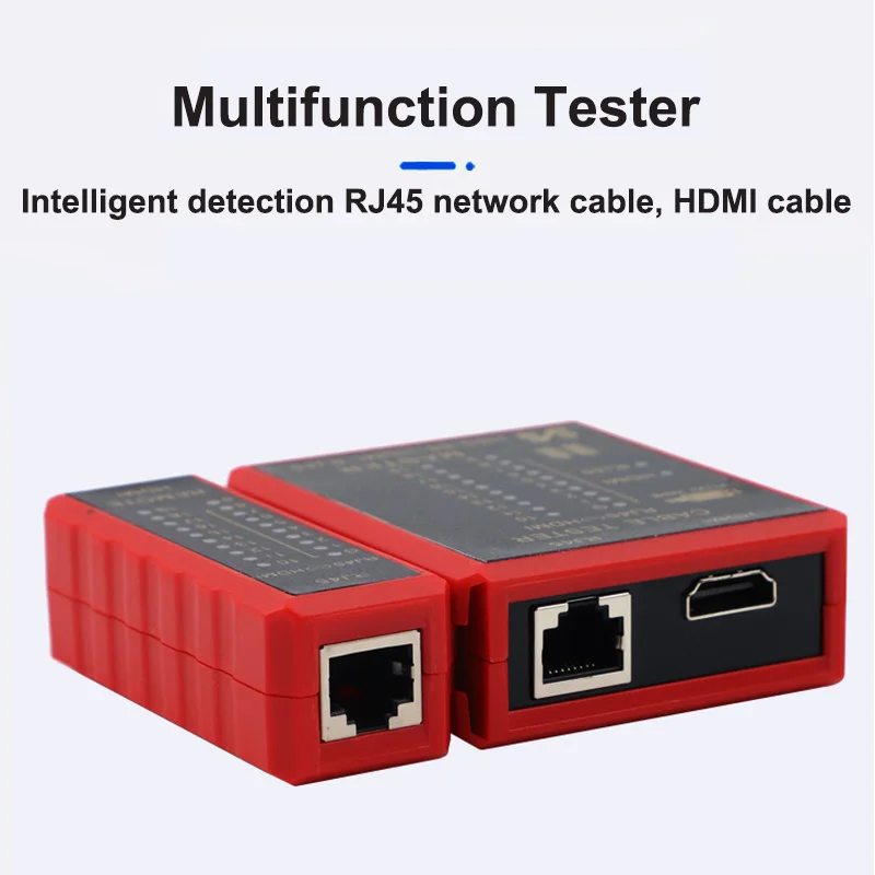 Oullx-compatível com Hdmi hd Network Cabo Tester Rj45 Lan 8p8c Poe Anti Burn Rj11 Linha Telefônica Tester Proteção Poe - Imagem 4