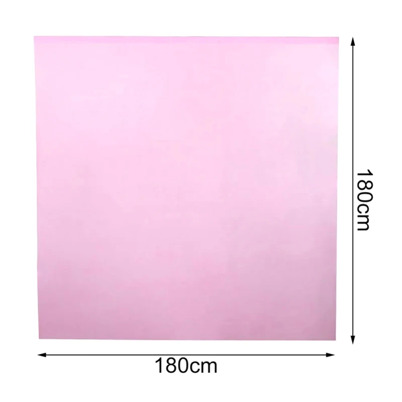 PEVA Bathroom Shower Curtain With Hooks 180x180cm Waterproof Thickening Bath Curtain Home Solid Shower Accessories