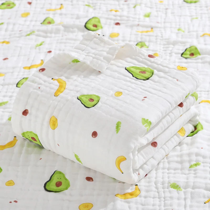 Newborn Baby Cotton Gauze Muslin Swaddle Blanket Baby Bath Towel