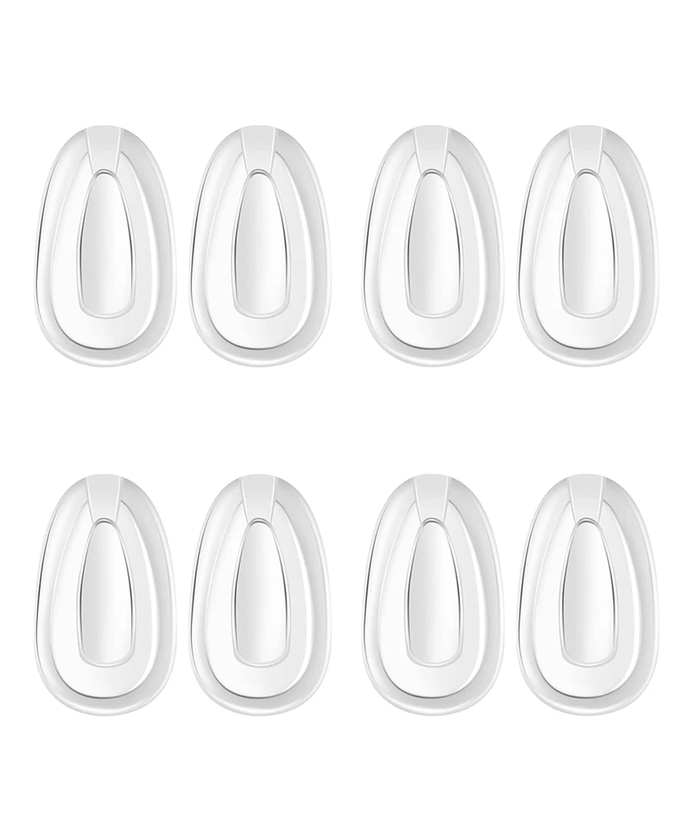 

4 Pairs Replacement Nosepad Pieces for Oakley Crosshair SI Ballistic OO4069 Sunglasses Eyeglasses, Clear Nose Pads Guard