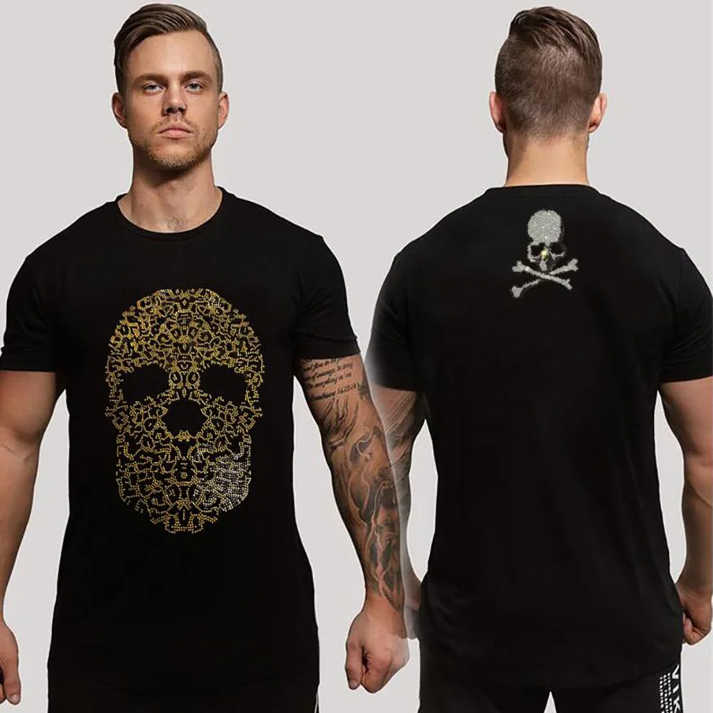 

Новинка 2023, дизайнерские футболки для молодежи, одежда для мужчин, спортивные уличные Топы спереди и сзади, футболки, модные рукава 177