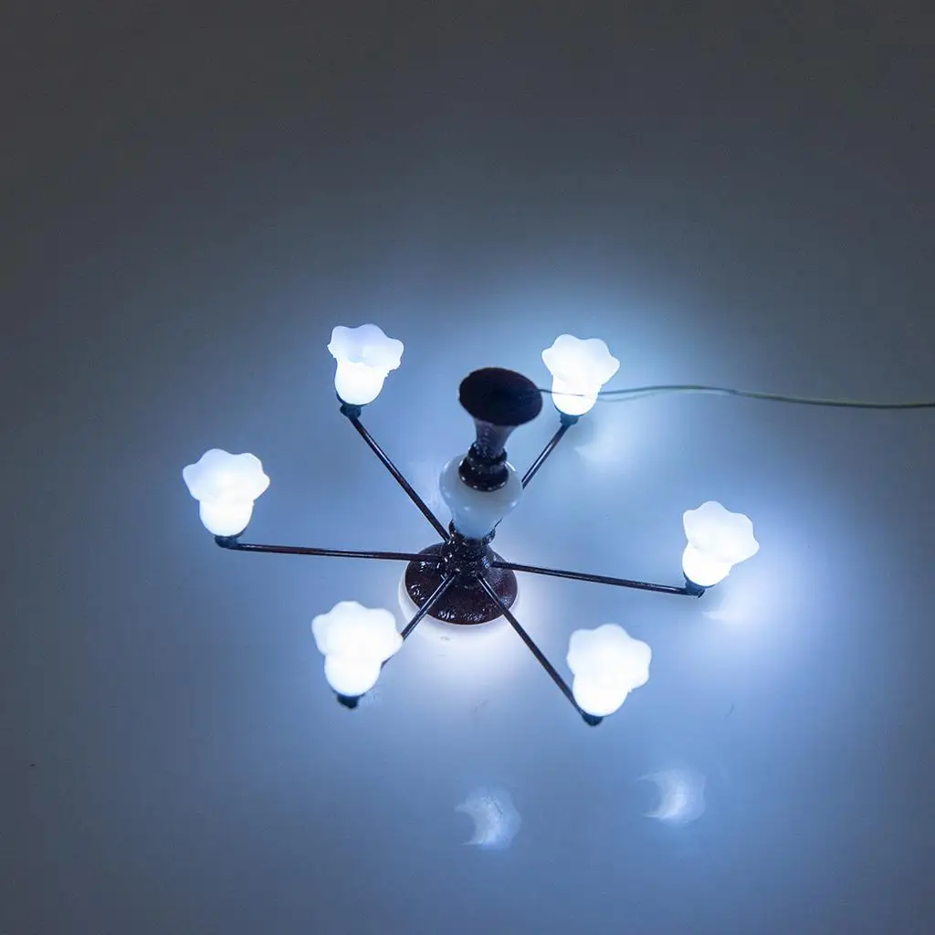 Modern Miniature Chandelier Celing Lamp Model Layout Living Room Craft Decor Modern Miniature Chandelier Celing Lamp Model Layout Living Room Craft Decor