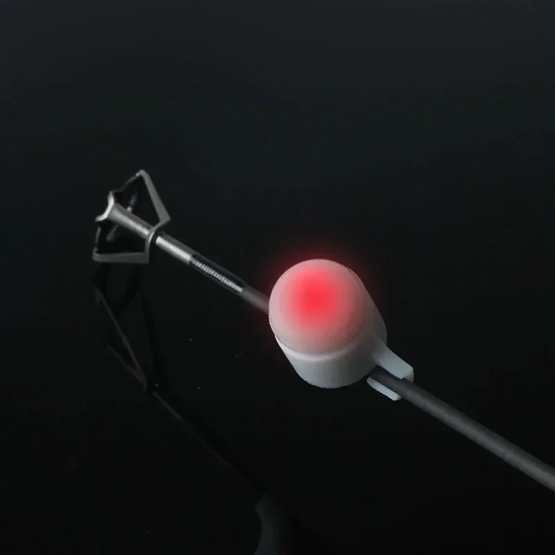 Détecteur de Touche Électronique avec Pile pour Pêche Carpe Nocturne - Indicateur Lumineux de Morsure