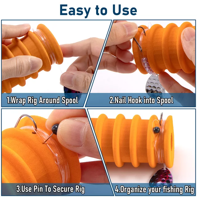 Bobine Da Pesca In Schiuma Eva | 01 Pezzi Per Lenza - Multicolore