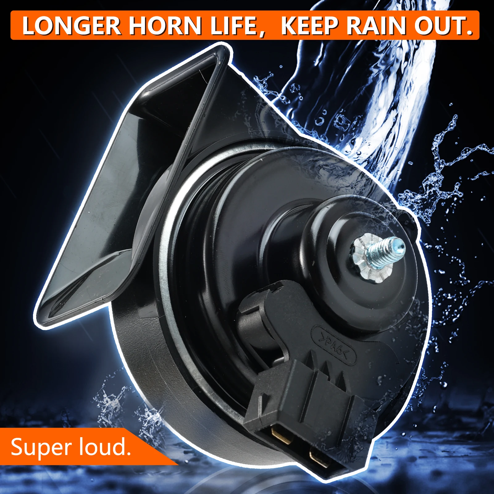 Dual Snail Horn 12V 110-125DB Waterproof High Low for Skoda Octavia Fabia Superb Audi A4 B5 100 80 A8 D2 A3 8L VW Sharan Passat