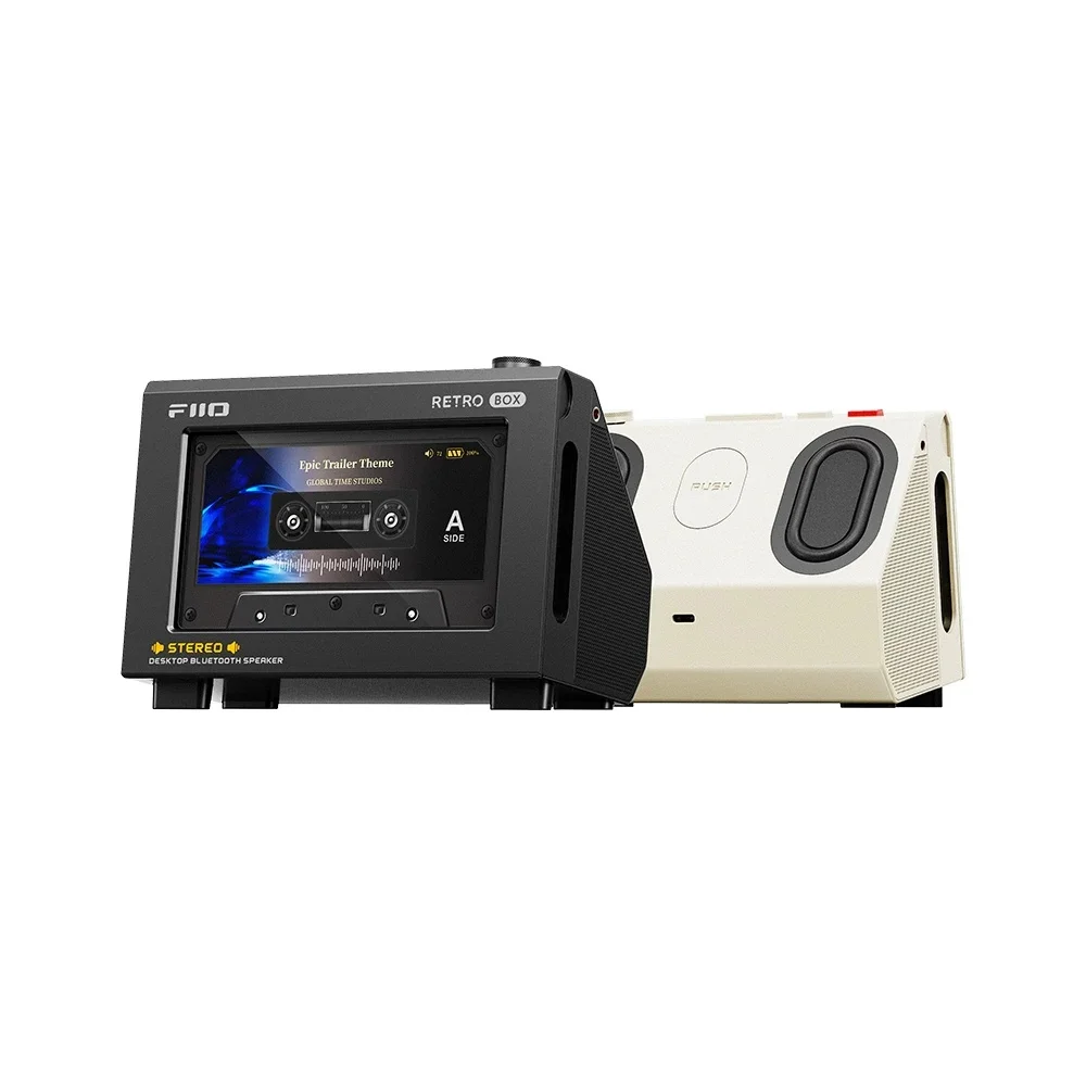 Fiio Etro Box 데스크탑 무선 블루투스 스피커 M33 M21 Jm21 무손실 플레이어 레트로 박스 Hifi 무손실 Ldac 호환 오디오
