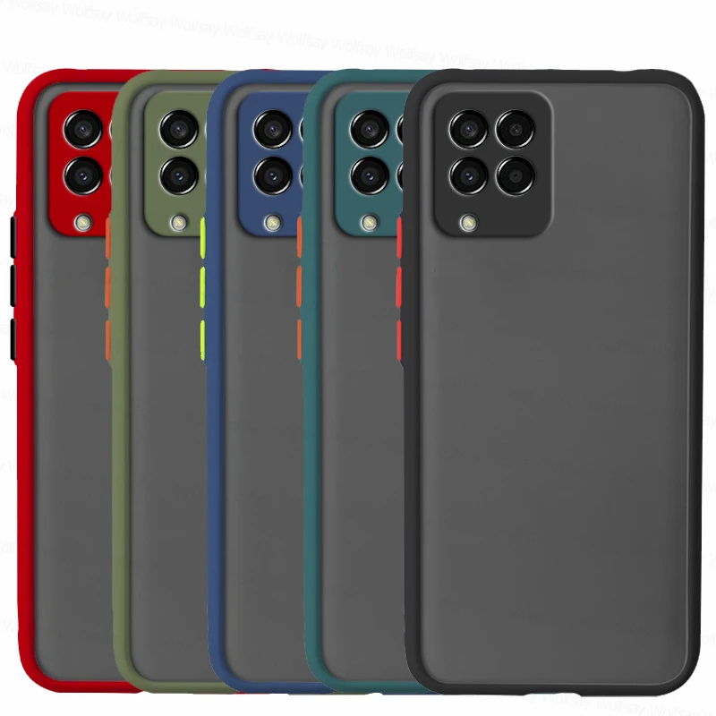 Matte arvutikate Samsung Galaxy M53 5G ümbrisele Samsung Galaxy M23 M33 M53 5G kate Põrutuskindel TPU kaitsetelefon Ba_voghion.com