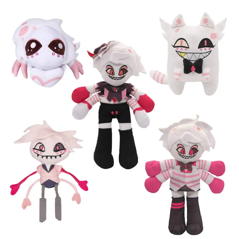 

Angel Cos Dust Plush Plushies Anime Cartoon Hell Inn Fantasy Figurine Props Xmas Birthday Gifts Soft Halloween Decor Mascot