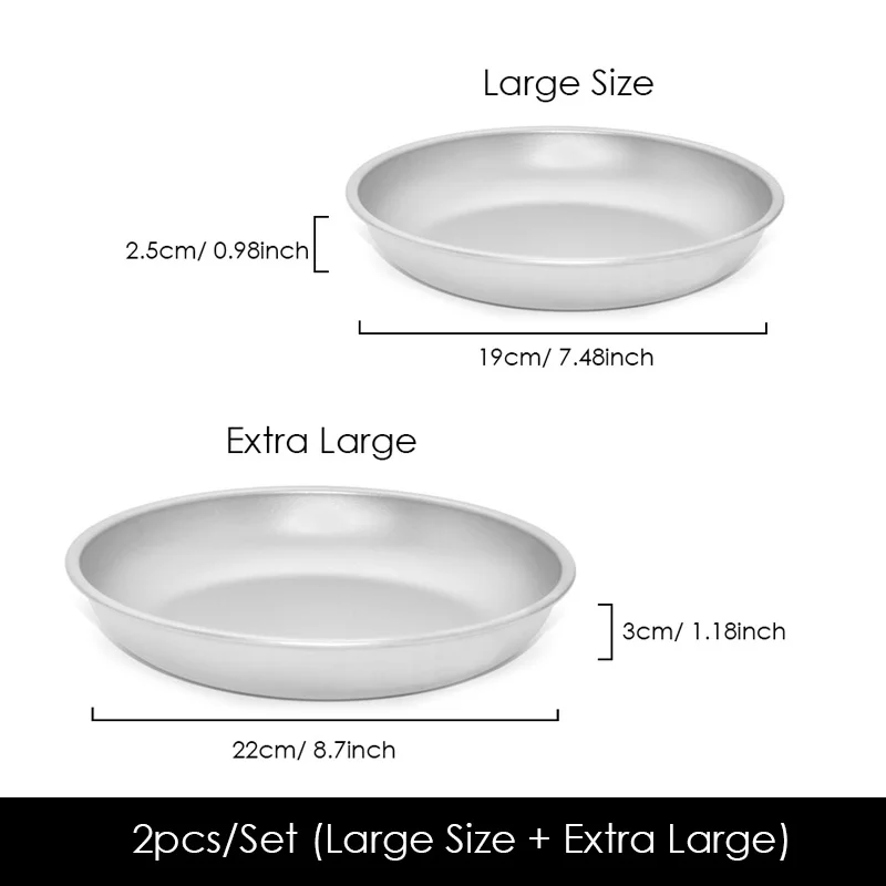 Titanium camping plate set Camping Equipment Cooking Camping Boutique