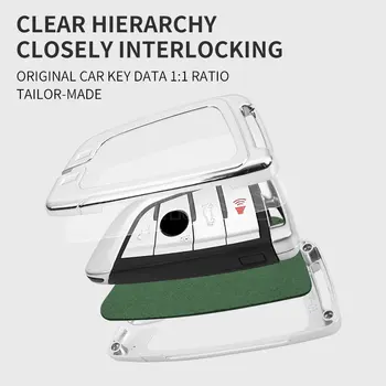 Metallo Chiave Dell'automobile di Cuoio Della Copertura Della Cassa Borsette Fob Per BMW 1 3 5 7 X1 X3 X5 X6 X7 Serie G20 G30 G01 G02 G05 F15 F16 G07 G32 Accessori - Metallo Chiave Dell automobile di Cuoio Della Copertura Della Cassa Borsette Fob Per BMW 1