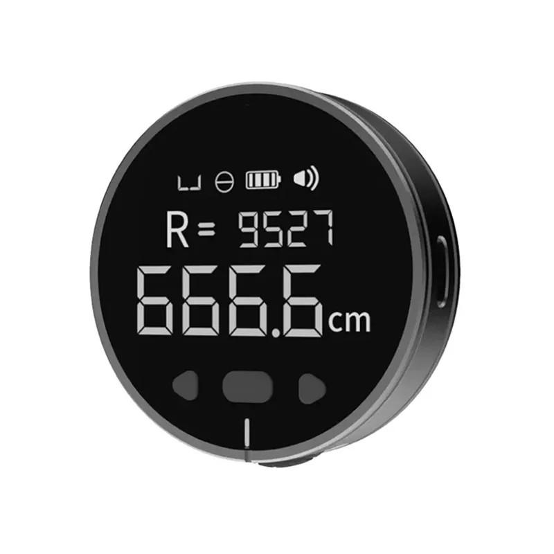 Electric Ruler Mini Rolling Measure Tools Electronic Digital Tape Rechargeable Distance Meter LCD Display