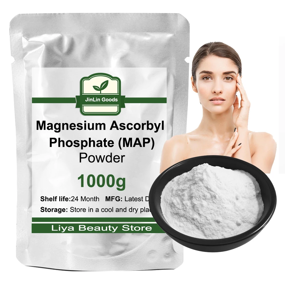 

50-1000g Magnesium Ascorbyl Phosphate Powder MAP For Skin Whitening Cosmetics Raw Material