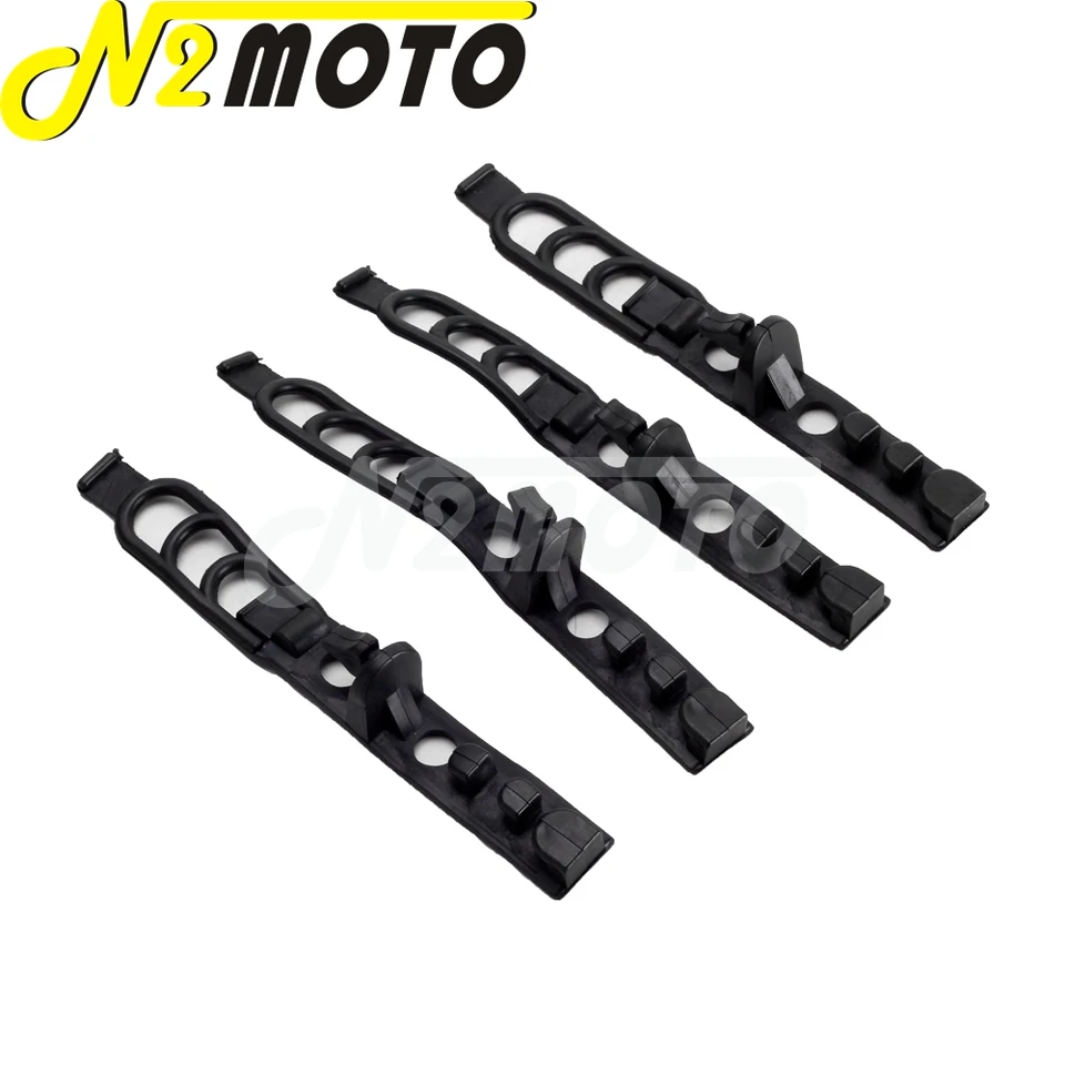 4 Cinghie In Gomma Per Fari Moto – Elastici Neri Universali Per Forcelle Da 30 A 43 Mm, Adatti Per Dual Sport E Dirt Bike