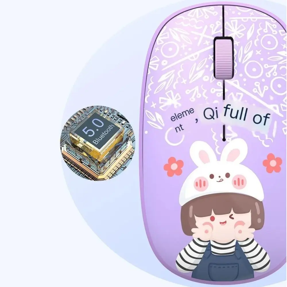 High-Quality Wireless Silent Bluetooth Cartoon Mouse