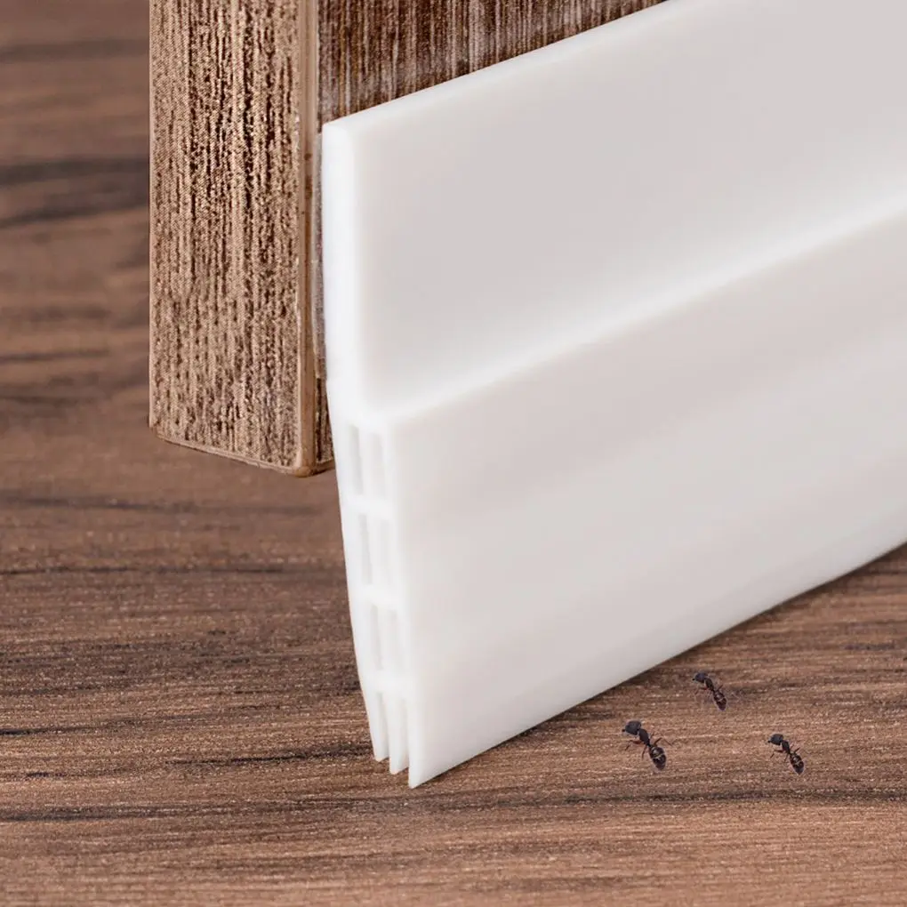 Description Picture 5 of item1m Door Bottom Sealing Silicone Draft Stopper Adhesive Threshold Seals Rubber Self-adhesive Doors Seal Strip Stickers