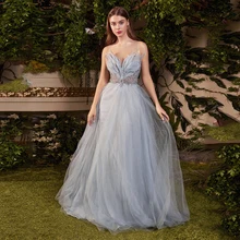 

Fashion Flower Ruched Prom Dress Women Long Tulle Applique Vintage Draped Evening Dress Exquisite Beading Party Gown 2022 Latest