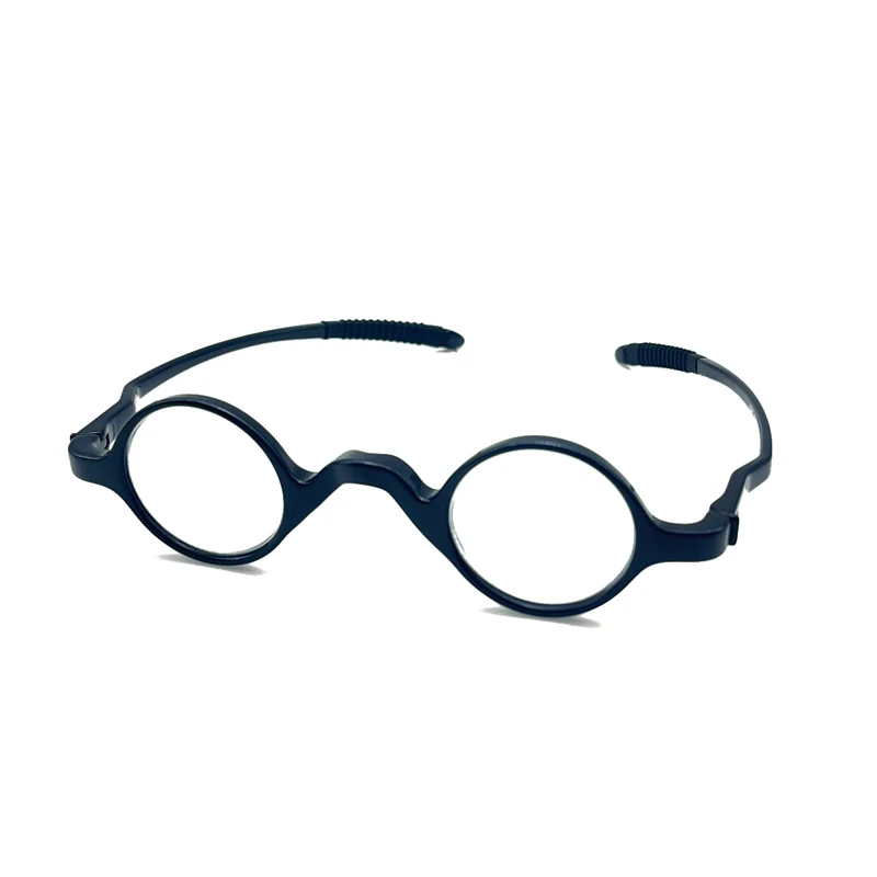 TR90 Samrt Reading Glasses Portable Anti Blue Retro Fashion Eyeglass Mens Round Glasses  Eyewear Readers+1.5+2+3.5+4