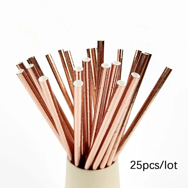 25pcs Straws