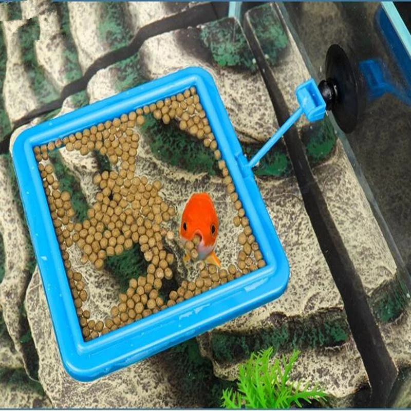 Aquarium Suction Cup Feeder  Fish Tank Ring Feeder Fish Tank Station Floating Food Tray Feeder  Fish Tank Accessory aquarium