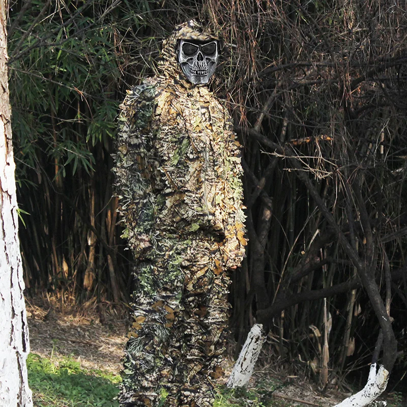 Roupa Sniper Atirador Camuflada Guillie 3d Selva Airsoft