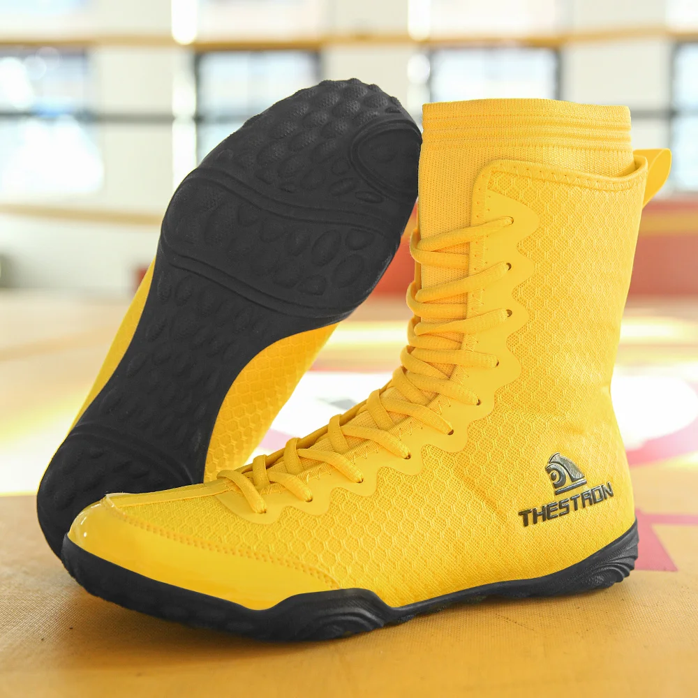 Men's Boxing Shoes Professional Boxing Sneakers Lightweight