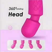 20 Geschwindigkeiten Leistungsstarker AV-Vibrator für Frauen G-Punkt-Klitoris-Stimulator Zauberstab Analdildo Weibliche Masturbation Sexspielzeug für Erwachsene ab 18 Jahren 5