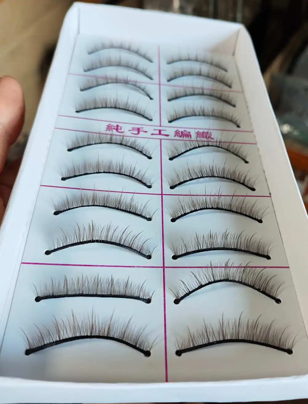 1/8 1/10 1/12 1/6 1/4 1/3 70cm AOD DOD MSD YOSD SD BJD Doll Eyelash Black Brown White Eyelashes #6