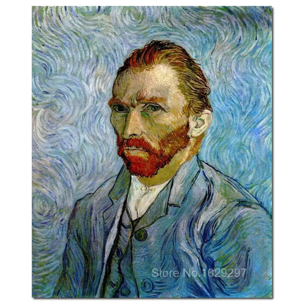 

Автопортрет КАРТИНА Винсента Ван Гога Картина маслом воспроизведение на холсте искусство ручной работы Высокое качество для декора гостиной