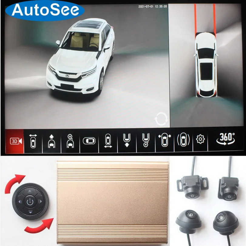 With Canbus For Oem Factory Monitor For Honda Vezel 360 Degree Camera with-canbus-for-oem-factory-monitor-for-honda-vezel-360-degree-camera