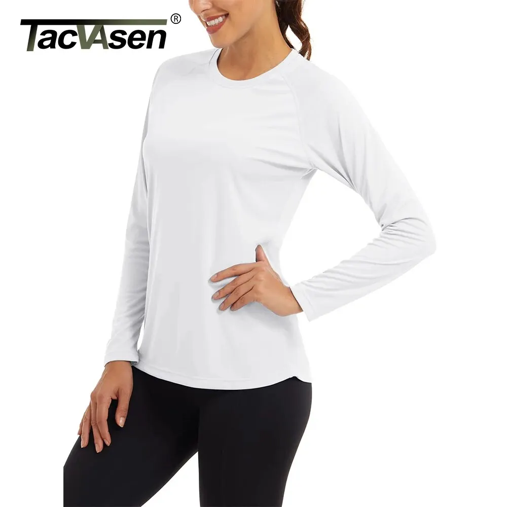 Sport T Shirt Women Long Sleeve Hiking Shirts Trekking Fishing Running Workout Rash Guard
