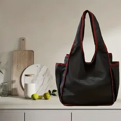 Eco - Friendly Foldable Tote Bag with Large Capacity (Black)