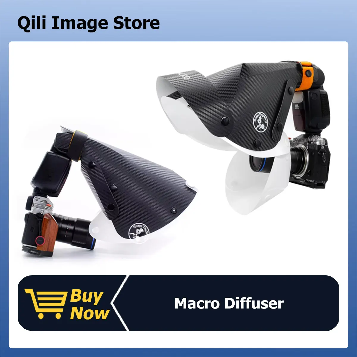 Universal Flash Diffuser Softbox Speedlight Reflector Snoot Camera Accessories for Macro Lens Shooting