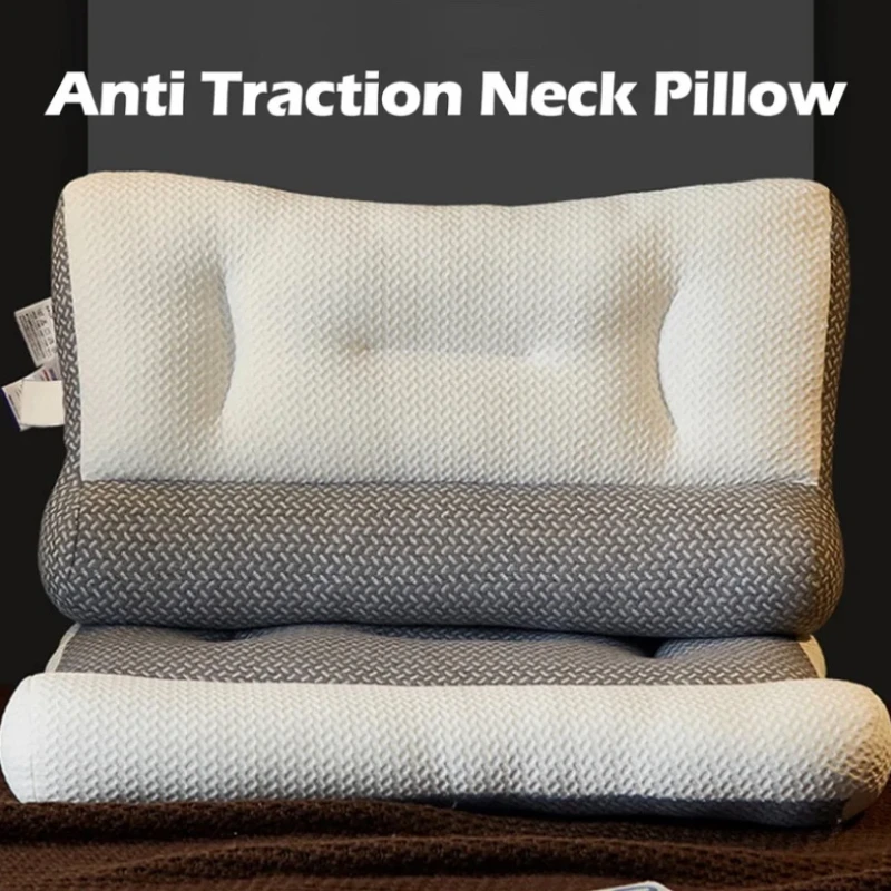 

The New Orthopedic Reverse Traction Pillow Can Protect The Cervical Spine and Reduce Pain. A Single Neck Pillow Helps with Sleep