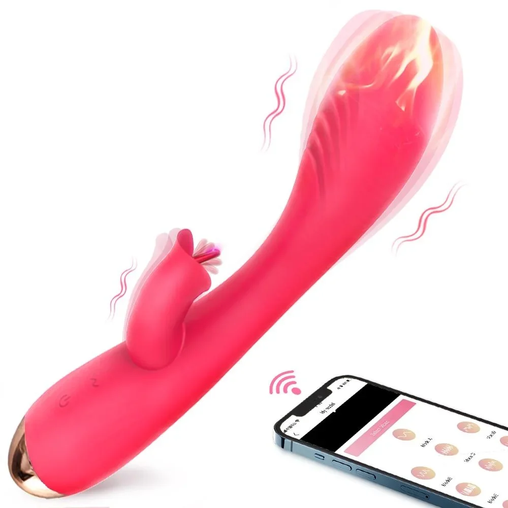 Powerful Clitoral Vibrator APP Remote Control G Spot Massager with Heating Function Clitoris Erotic Adult Sex Toys for Women