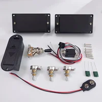 HH noir Active Pickup 81 85 guitare électrique Humbucker Pickups ensemble Pots à arbre court et câblage Accessoires de guitare 2
