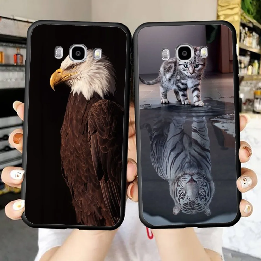 Wolf Dog Cat Bird Lion Tiger Animal Phone Case Per Samsung J 7 Plus 7Core J7 Neo J6 Plus Prime J6 J4 J5 Mobile Cover